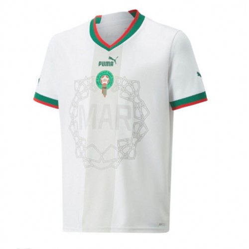 Lacne Muži Futbalové dres Maroko MS 2022 Krátky Rukáv - Preč